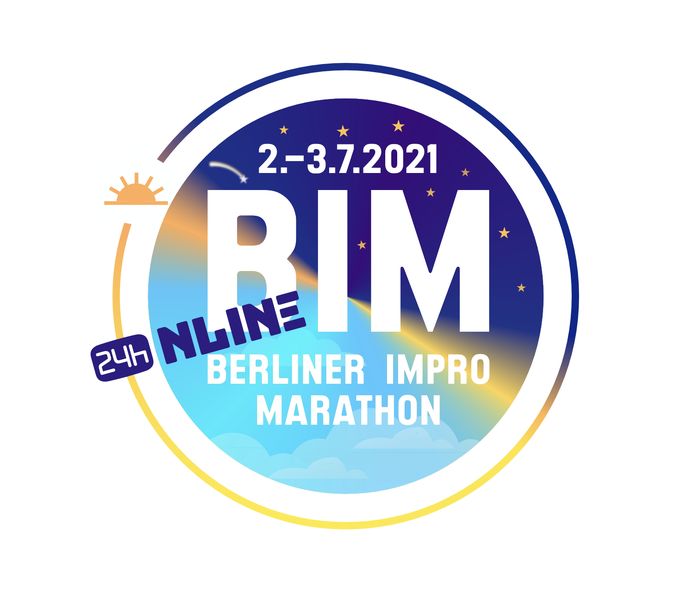 Logo des Berliner Impro Marathons 2021